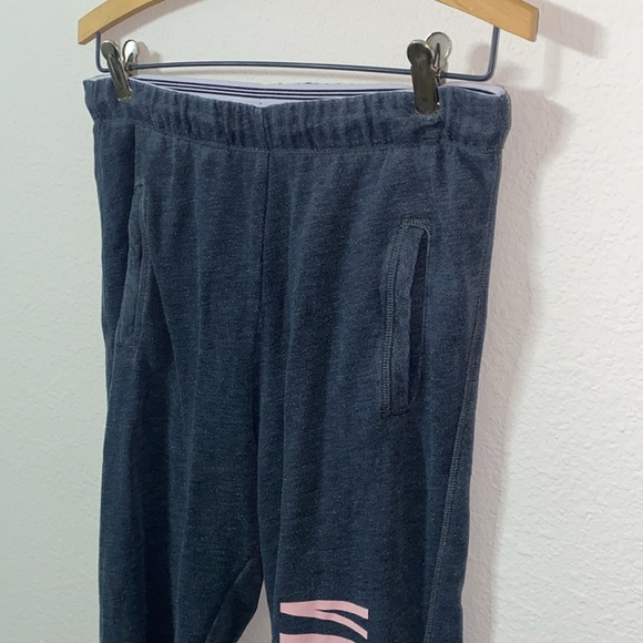 🐚Victoria's Secret Grey Joggers with Pink Logo up the left leg! - Picture 10 of 12